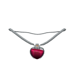 1.0 Heart Vial of Blood Necklace
