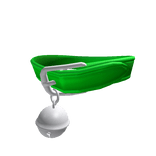 (1.0) Lime Oversized Bell Collar