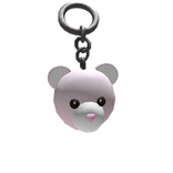 1.0 Pink Bear Keychain
