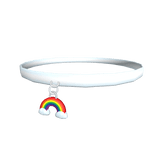 (1.0) - Rainbow Necklace - White