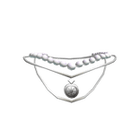 1.0 Silver Sun Necklace Set 