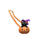 1.0 Spooky Cat Halloween Pumpkin Bag