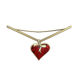 (1.0)Heart Ruby Necklace