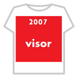 2007 visor shirt