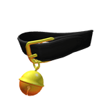 (3.0) Black Oversized Gold Bell Collar
