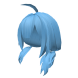 [3.0] Blue Undone Pigtails Hair