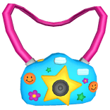 (3.0) Camera with Stickers - Blue