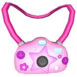 (3.0) Camera with Stickers - Pink