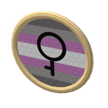 3.0 Demi Girl Pin