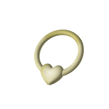 3.0 Heart Nose Piercing - Gold 