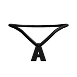 3.0 Initial Necklace - A in Black