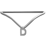 3.0 Initial Necklace: D