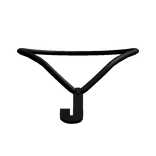 3.0 Initial Necklace - J in Black