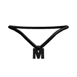 3.0 Initial Necklace - M in Black