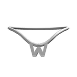 3.0 Initial Necklace - W