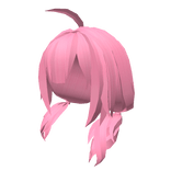 [3.0] Pink Undone Pigtails Hair
