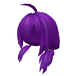 [3.0] Purple Undone Pigtails Hair