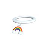 (3.0) Rainbow Necklace - White