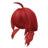 [3.0] Red Undone Pigtails Hair