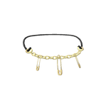 3.0 Safety Pin Necklace (Gold)