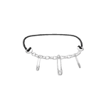 3.0  Safety Pin Necklace (Silver)