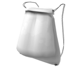 3.0 White Drawstring Bag