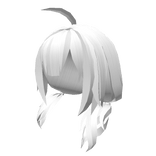 [3.0] White Undone Pigtails Hair