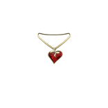 (3.0)Heart Ruby Necklace