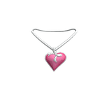 [3.0]Rose Heart Silver Necklace
