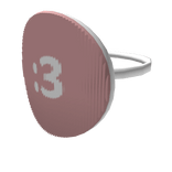 :3 to ;3 Changing Stare Mask - Pink