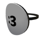 :3 to ;3 Changing Stare Mask - White