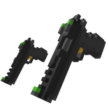 8-Bit Pixel Dual Handguns in Black