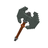 8-Bit Pixel Warrior Axe