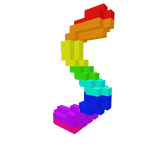 8-Bit Rainbow Cat Tail