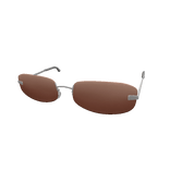 90's Brown Frameless Sunglasses