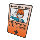 Acorn Hair Trading Card