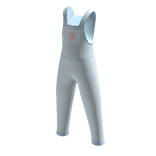 Adorable Cat Paw Overall in Pastel Blue and Pink