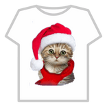 Adorable Christmas Kitten in Santa hat 🎅 