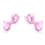 Adorable Double Bows Light Pink