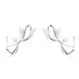 Adorable Double Bows White