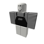 ♠️Aesthetic Black and White Striped Bad Boy Shirt♠