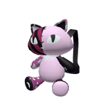 Aesthetic Cat Backpack (Purple / Pink)