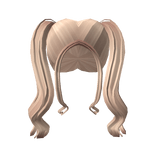 Aesthetic Front Pigtails In Blonde