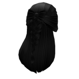 Aesthetic Half Up Bow Tie Braid