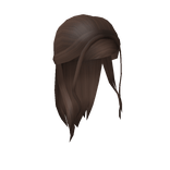 Aesthetic Half Up Half Down in Brown