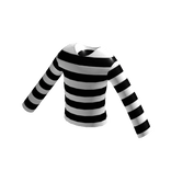 Aesthetic Long Sleeve Stripes Tshirt in White