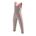 Aesthetic Picnic Plaid Overall in Red and Blue