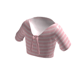 Aesthetic Pink Striped Top