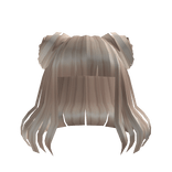 Aesthetic Short Spacebun Hair Blonde