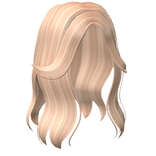 1) Aesthetic half up hair in blonde - Roblox in 2023